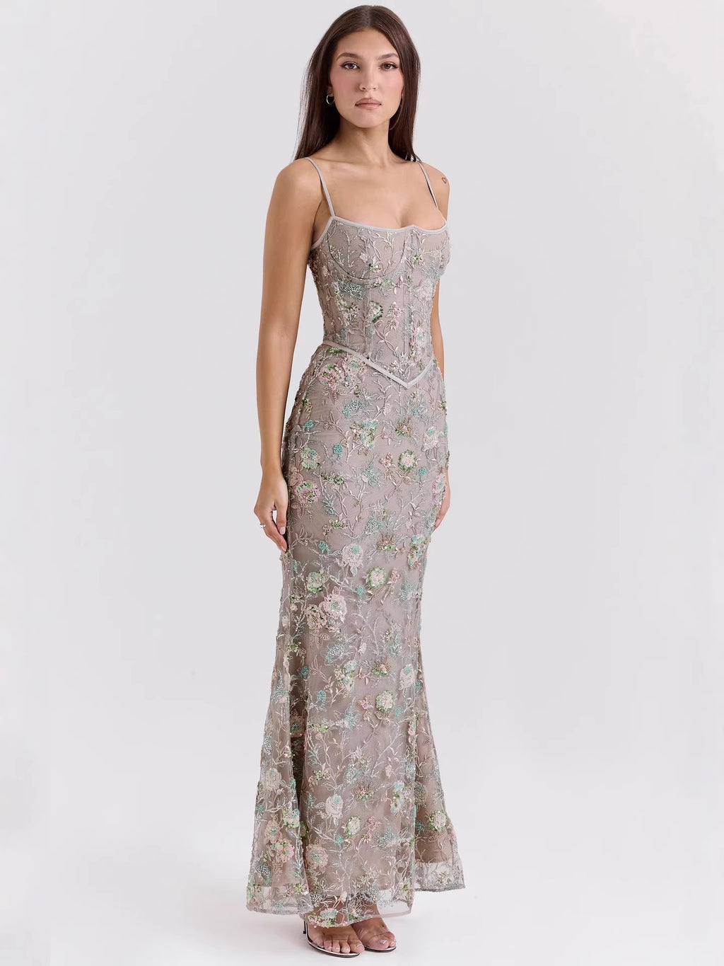 Women's Clothing Sexy and Elegant Strapless Backless Long Dress