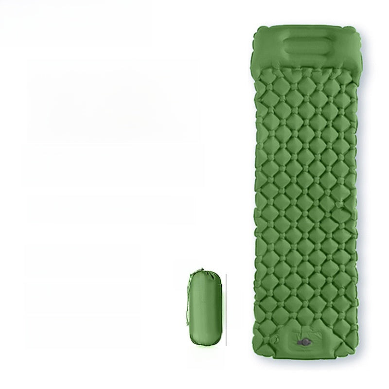 Ultra-Light Foot-Operated Automatic Inflatable Camping Mattress with Pillow