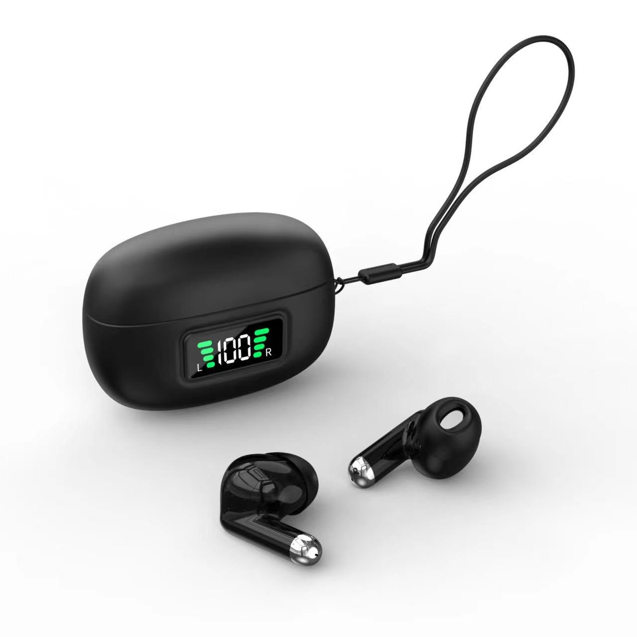 Wireless Bluetooth Earphones with Digital Display