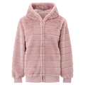 Women's Plush Stand Collar Zip Up Fleece Sweatshirt