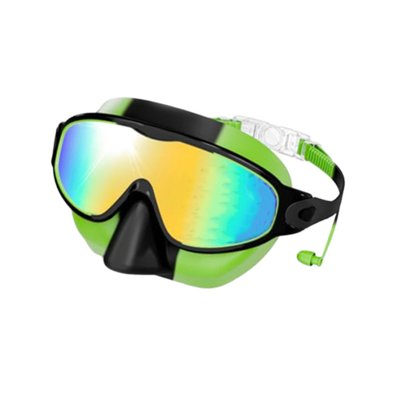 Childrens Anti-Fog Swimming Goggles with Nose Cover