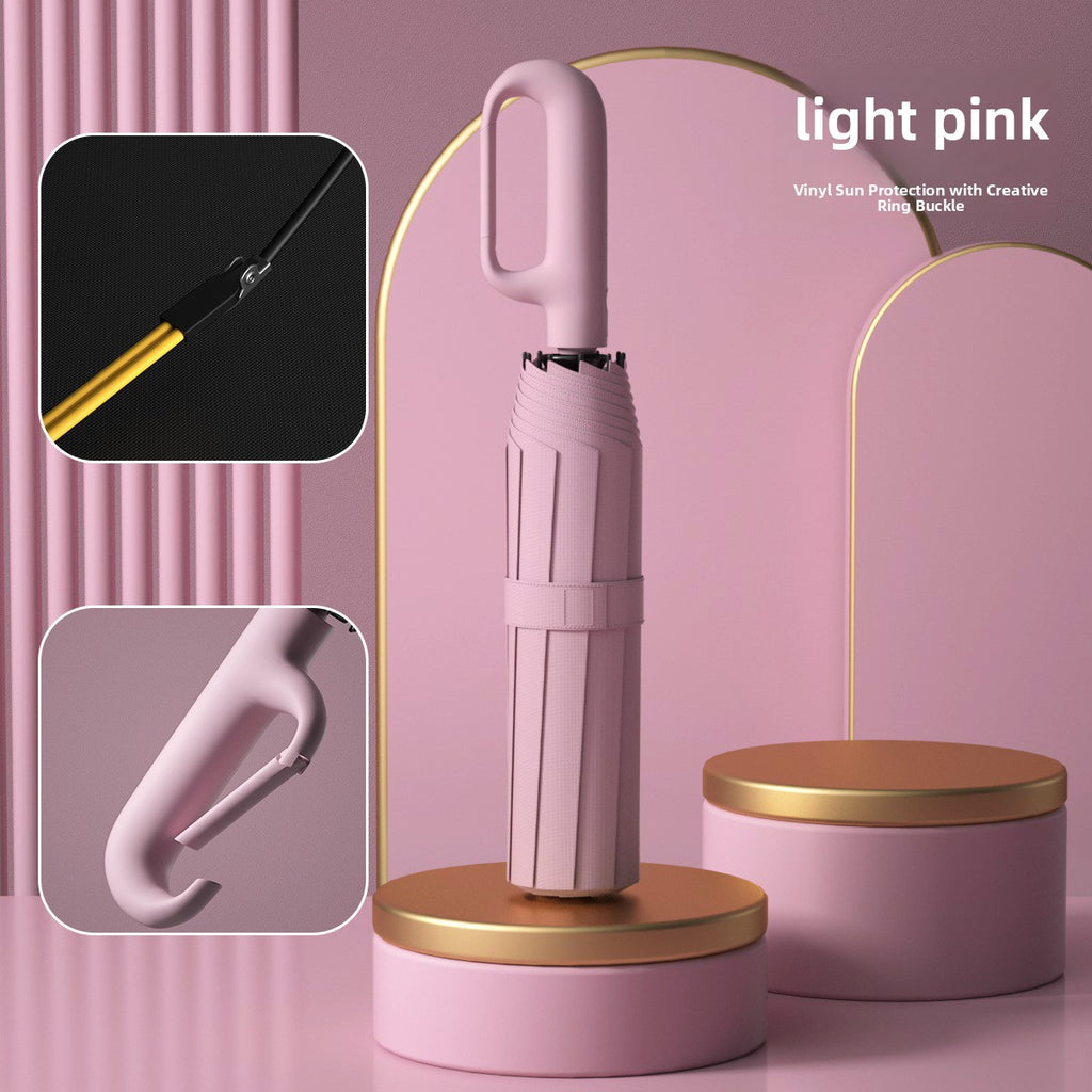 Fully Automatic Umbrella with Ring Handle