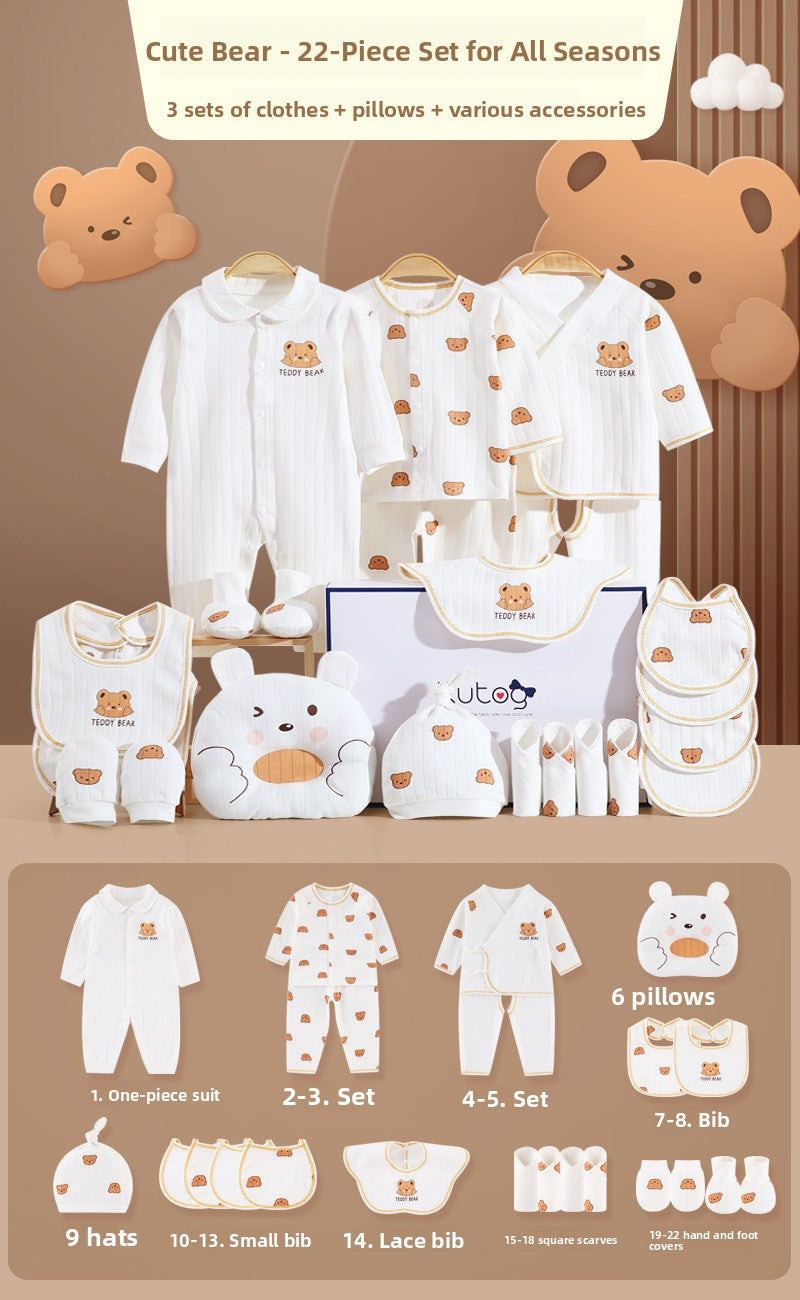 Newborn gift set with baby clothes