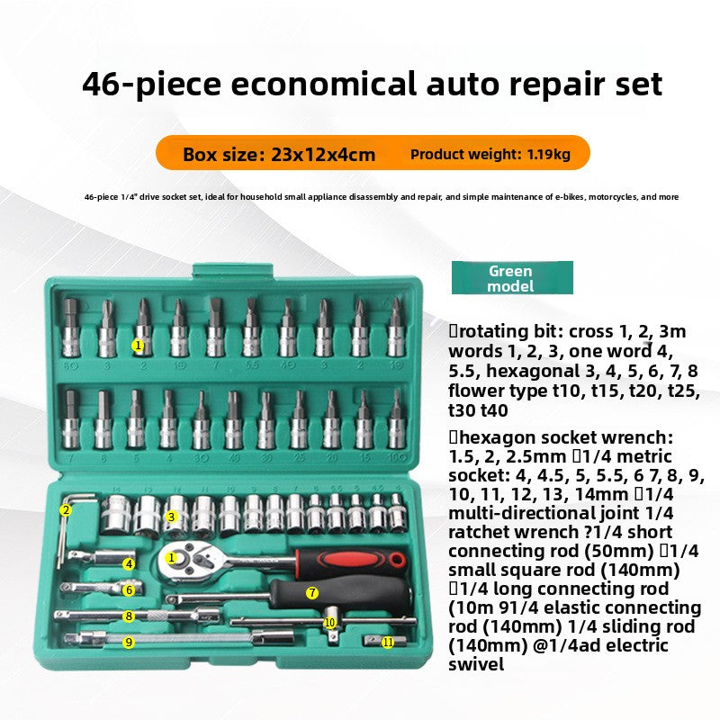 Professional Socket Wrench Tool Set