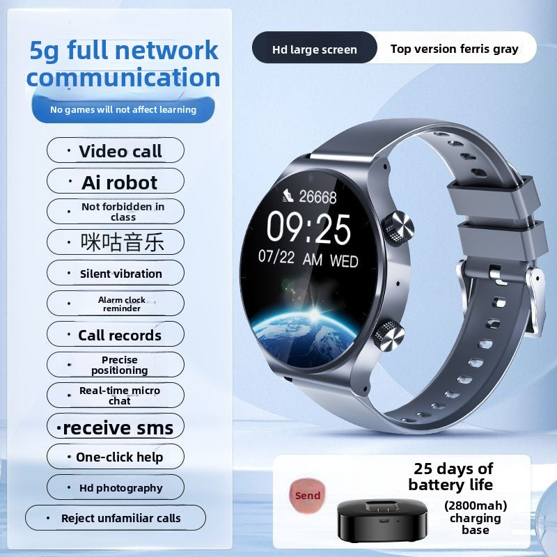 Waterproof smartwatch with card-inserting positioning