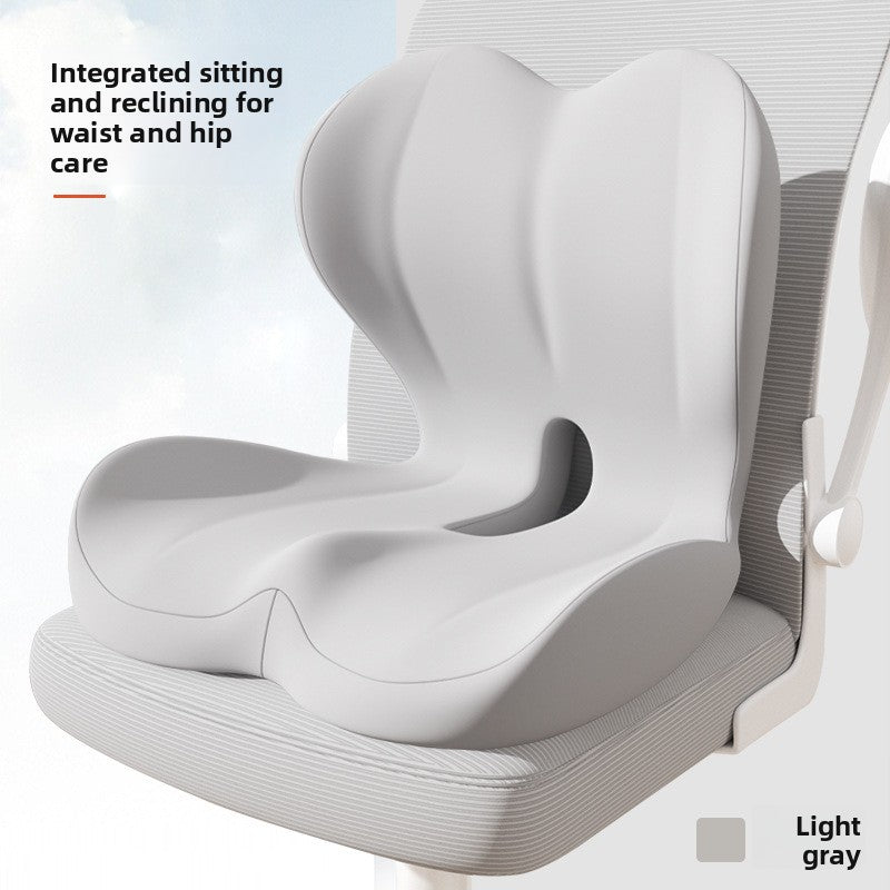 Memory Foam Posture Correction Seat Cushion with Lumbar Support