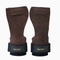 Cowhide Palm Protection Gym Hand Guards, Non-slip and Wear-resistant Wrist Supports for Deadlifts and Grip Enhancement