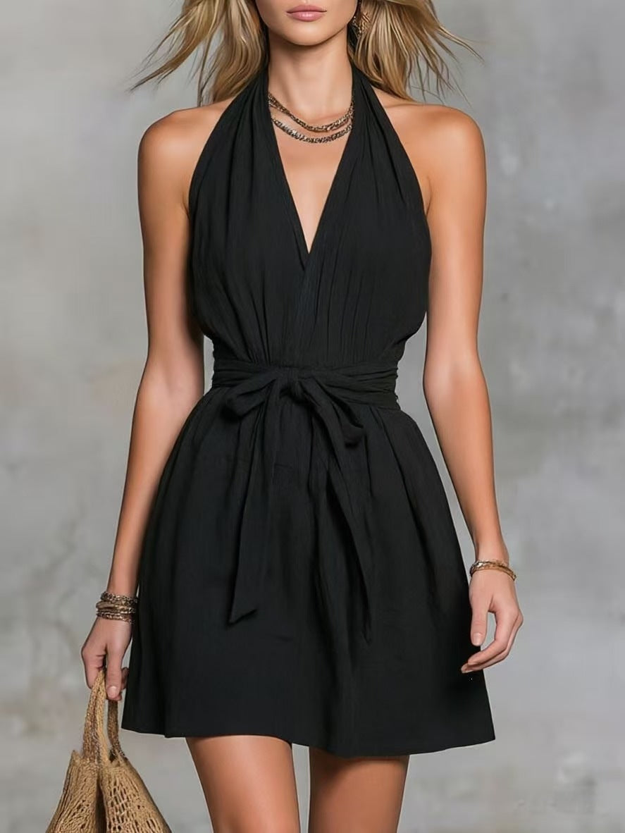 V-neck dress
