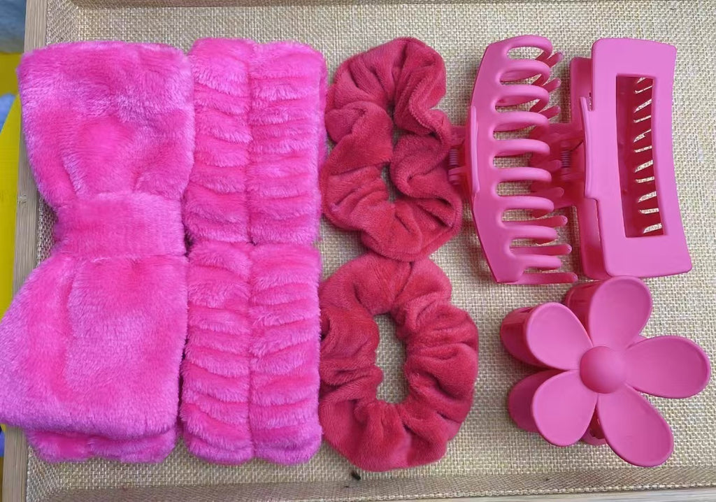Soft Fabric Hair Accessories Set