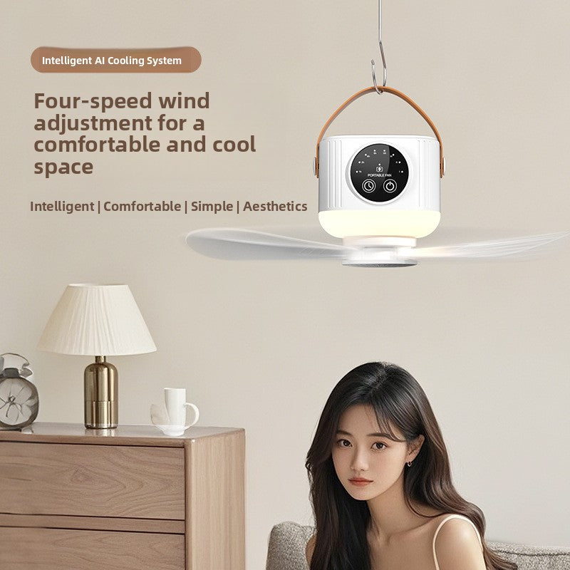 Portable USB Rechargeable Fan with Remote Control