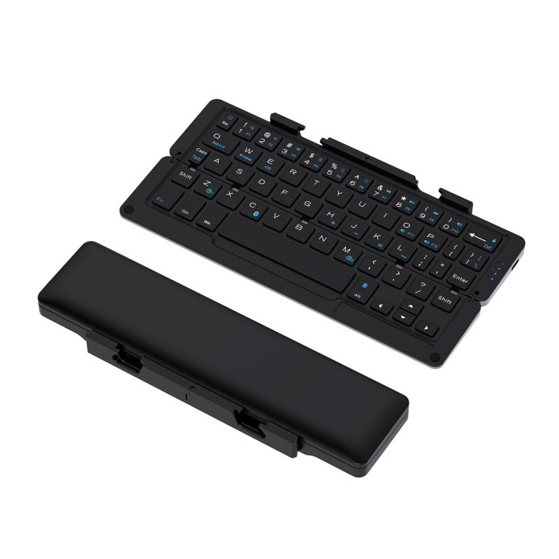 Folding Bluetooth Keyboard Ultra-thin Mini Wireless Mobile Phone Computer Tablet