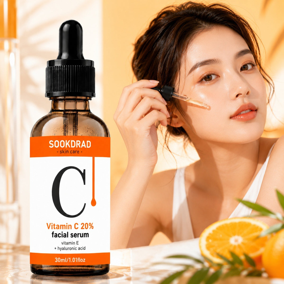 Vitamin C Facial Serum with Hyaluronic Acid