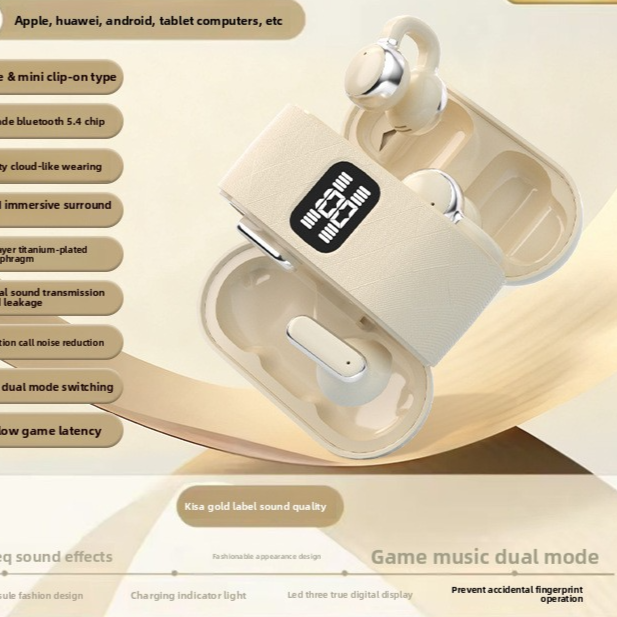 Wireless Bluetooth Ear Clip Headphones
