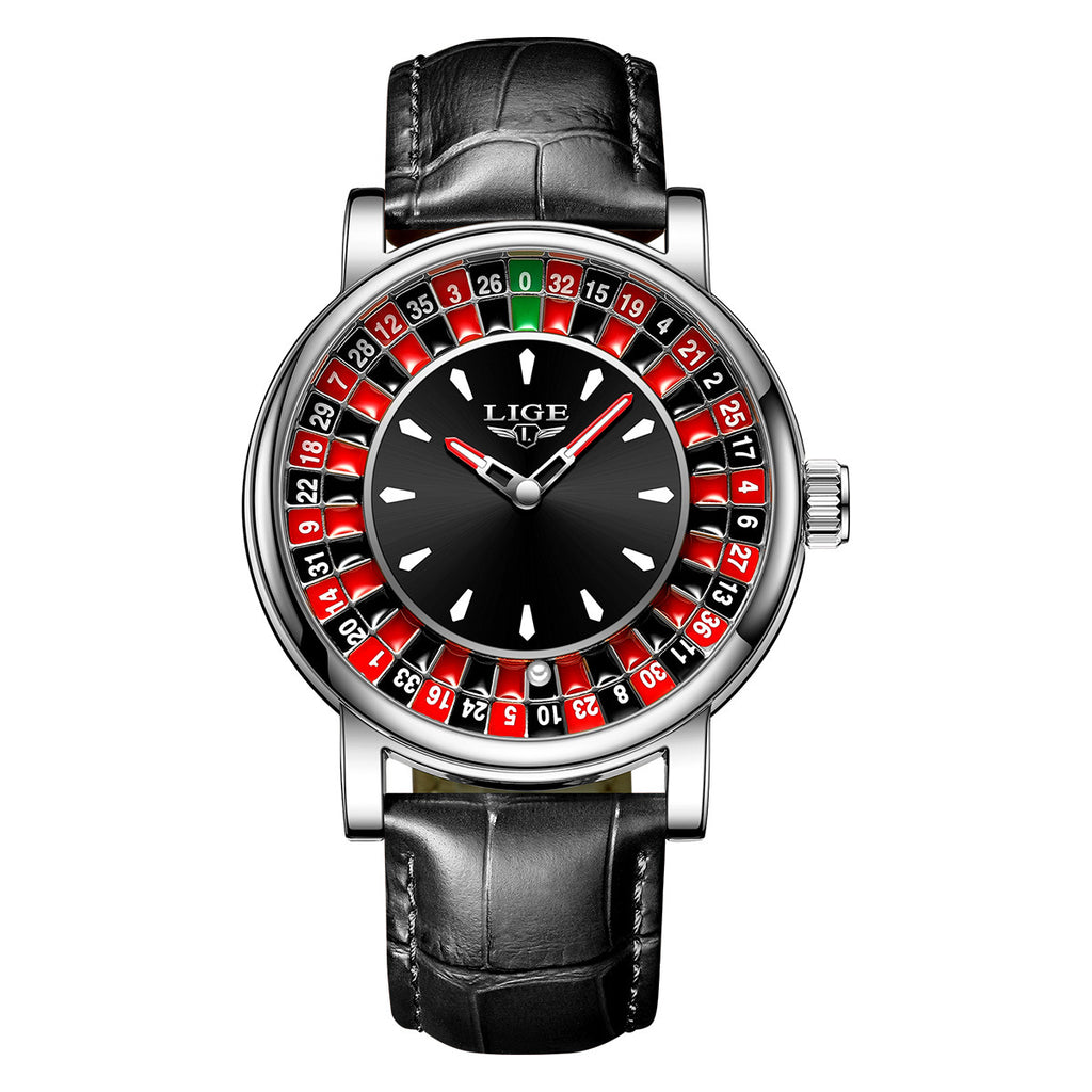 Lige Multi-Function Men's Wrist Watch