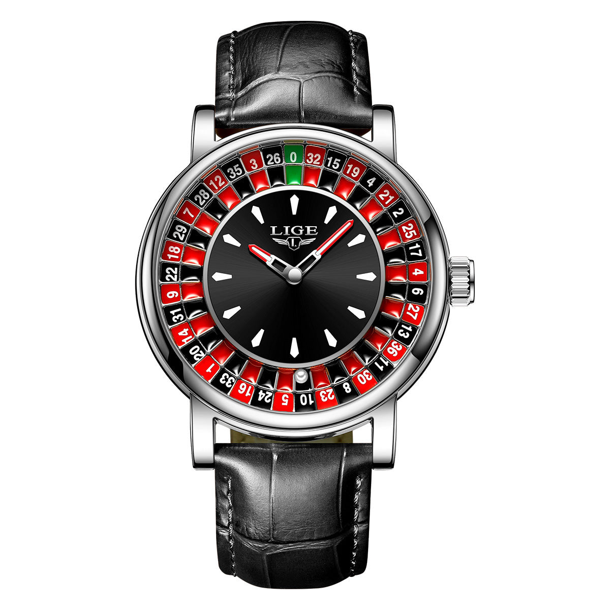Lige Multi-Function Men's Wrist Watch