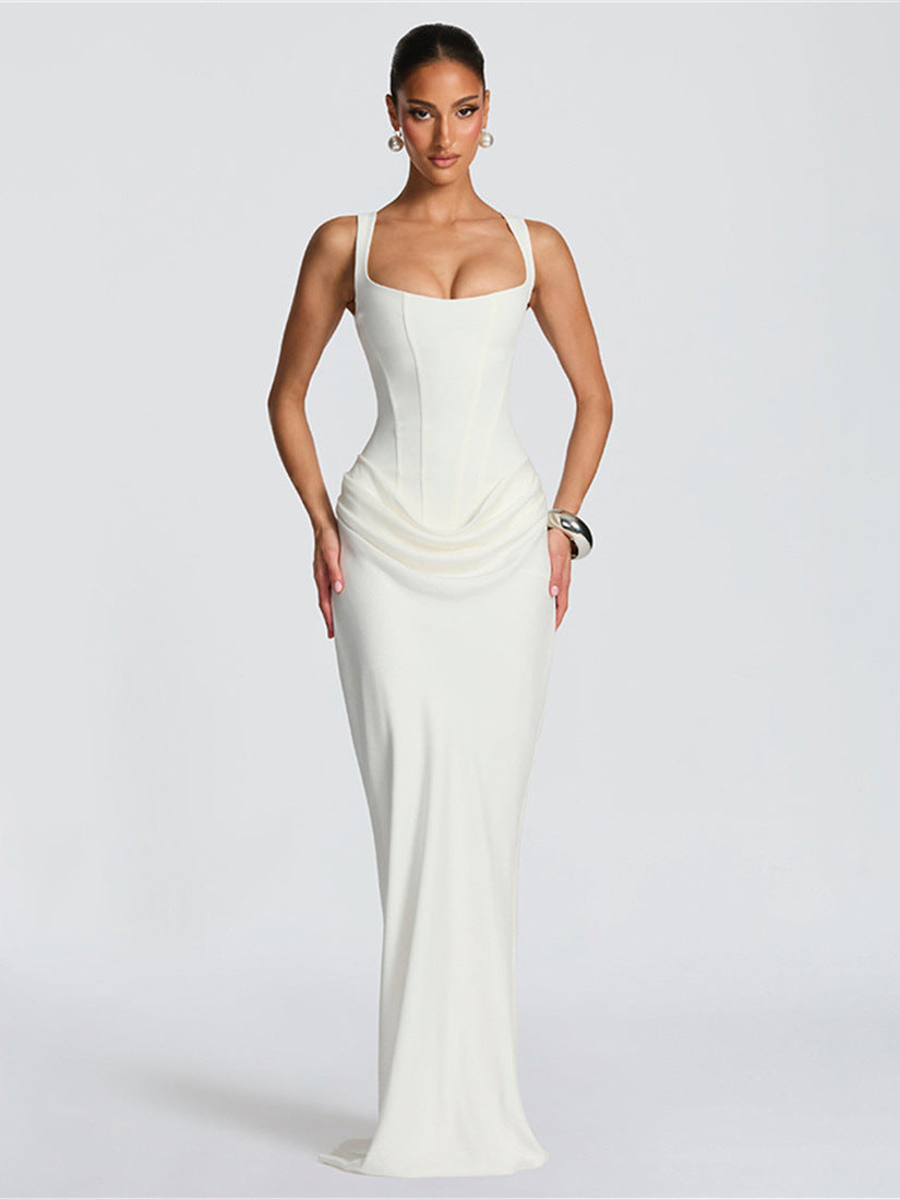 Womens Bodycon Spaghetti Strap Dress