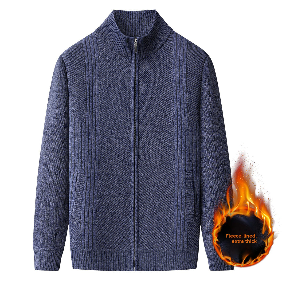 Men's thick and warm pullover sweater