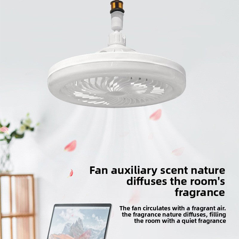 E27 Remote Control Ceiling Fan Lamp with LED Light