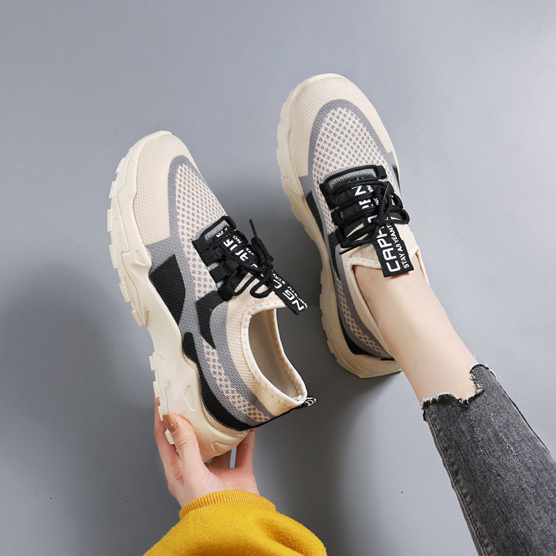 Womens Casual Dad Shoes Lightweight Breathable Running Sneakers