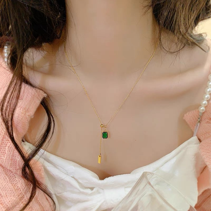Niche Design Titanium Steel Necklace