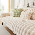 Rabbit Plush Sofa Cushion Cover