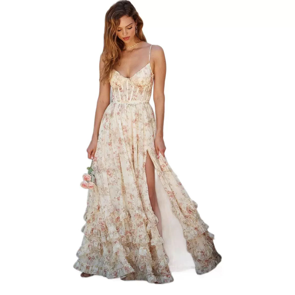 Floral long dress