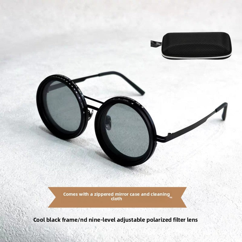 9-position adjustable sunglasses