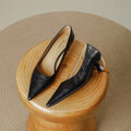 Retro Pointed Toe Pumps