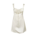 Strappy Satin A-Line Dress