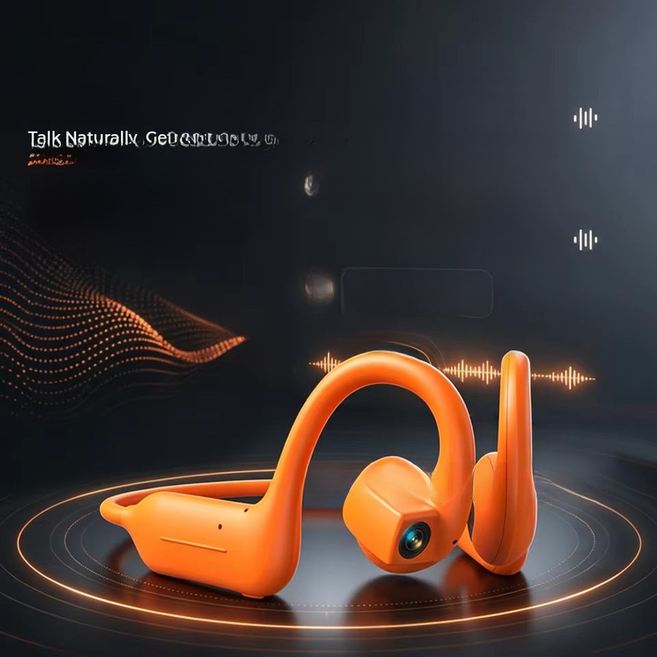Smart Bone Conduction Bluetooth Headset with Camera