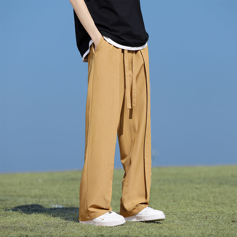 Retro Ice Silk Trousers