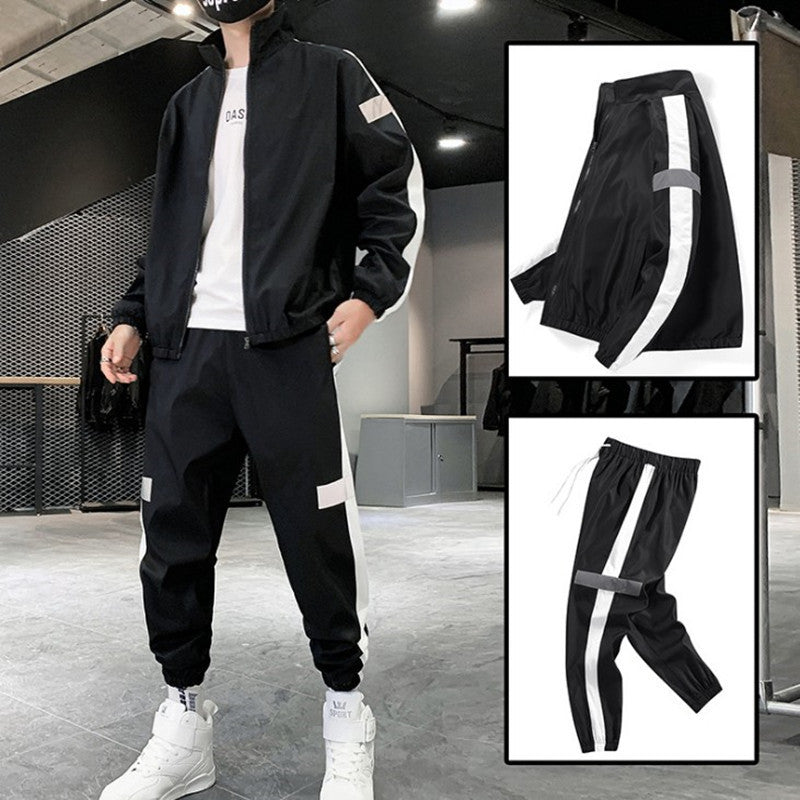 Mens Casual Two Piece Track Suit