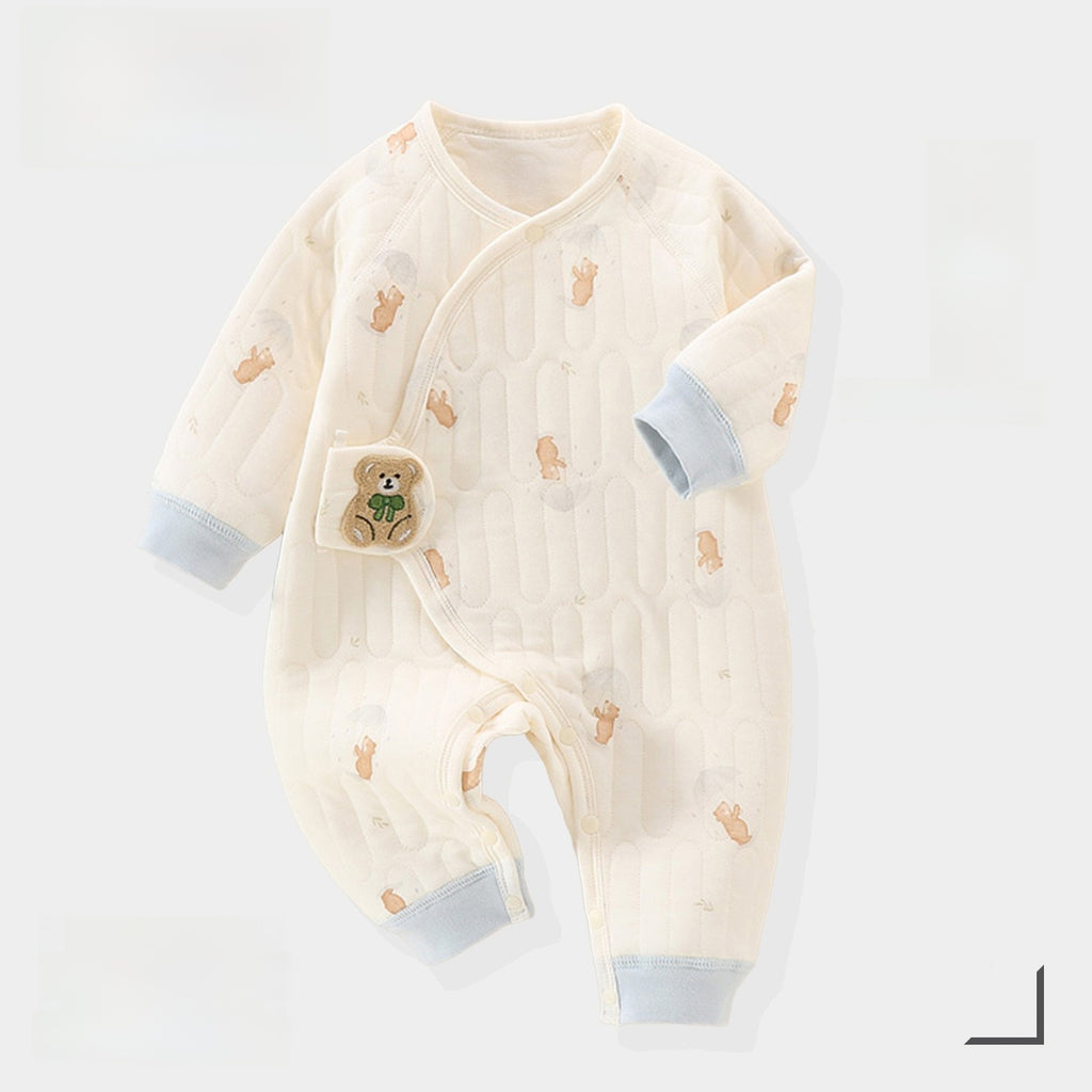 Baby Quilted Jumpsuit Winter Warm Clothing