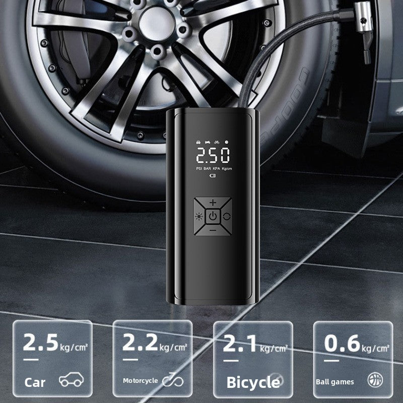 Car-mounted portable air pump