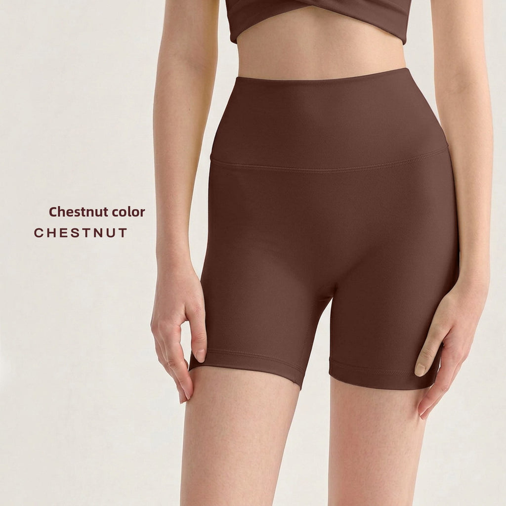 High-Waisted Seamless Yoga Shorts