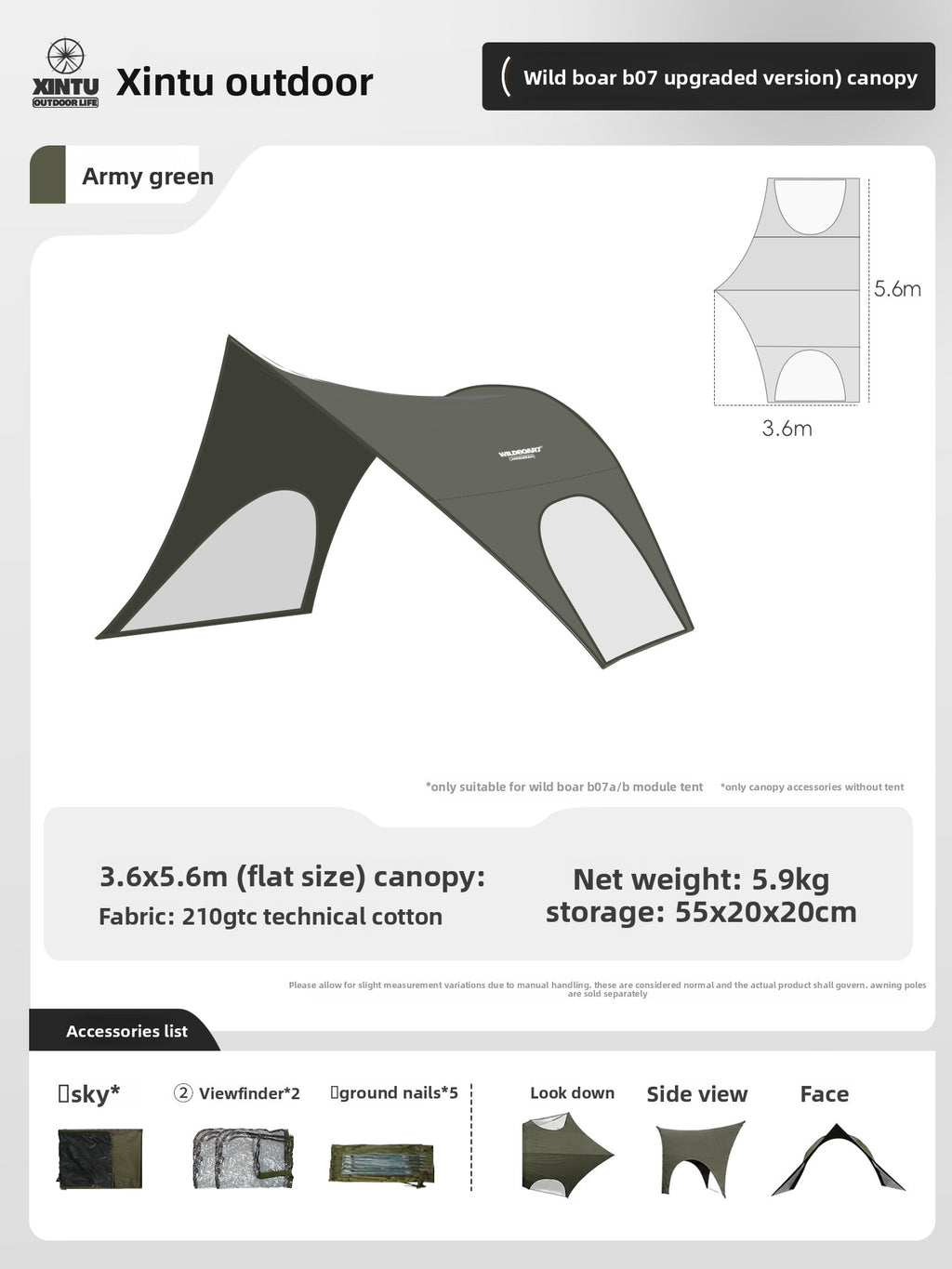 Modular Inflatable Camping Tent