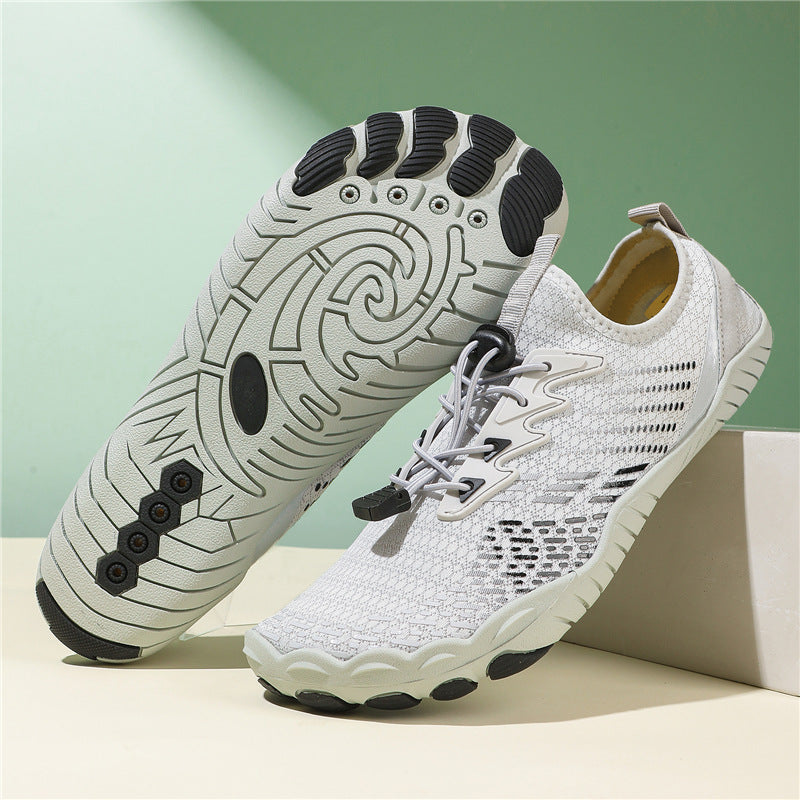 Mountaineering hiking and stream-wading shoes