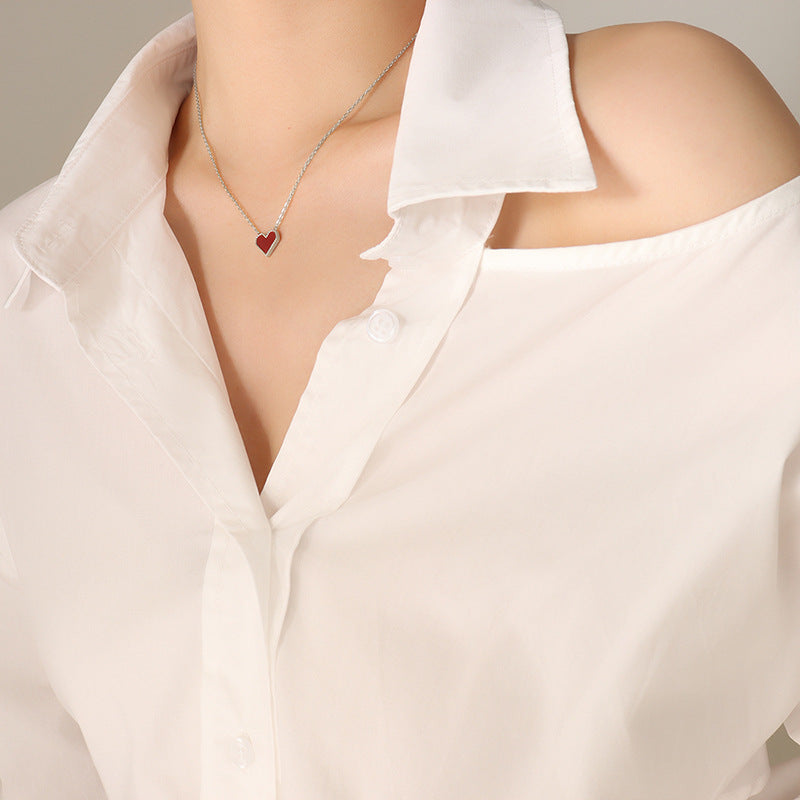 Love Heart Collar Necklace