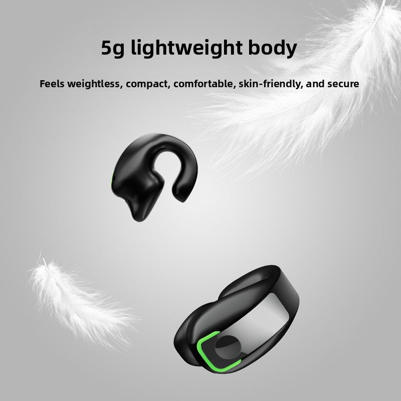 Clip-On Single Ear Bluetooth Earphone