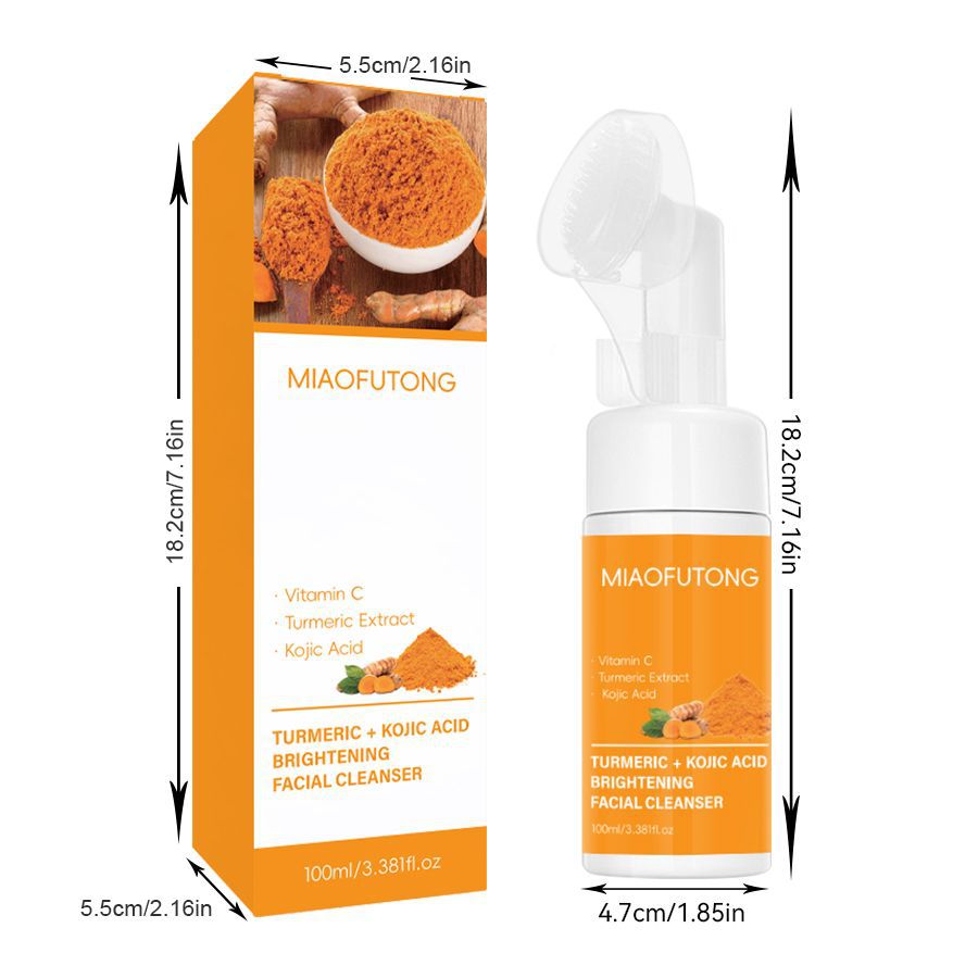 Turmeric Cleansing Mousse for Oil Control and Brightening