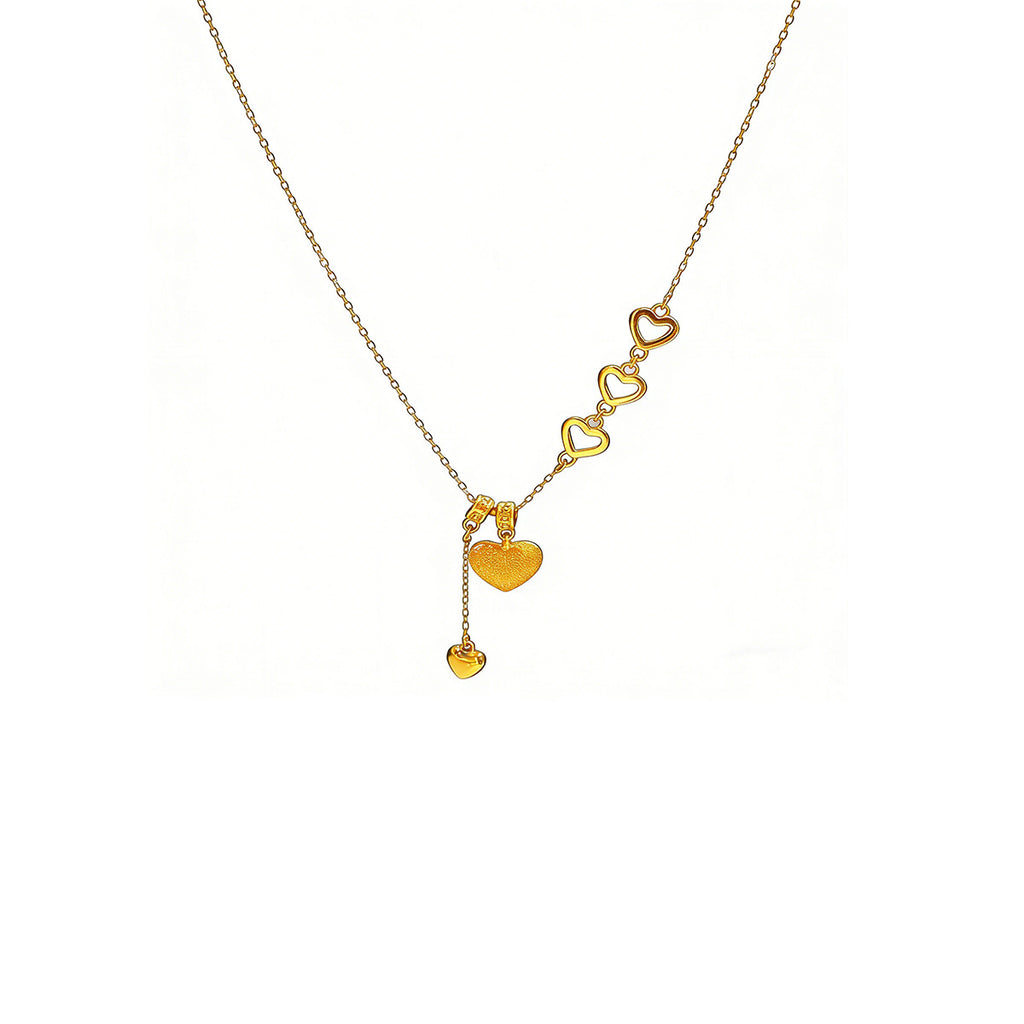 Golden Vintage Heart Tassel Adjustable Chain