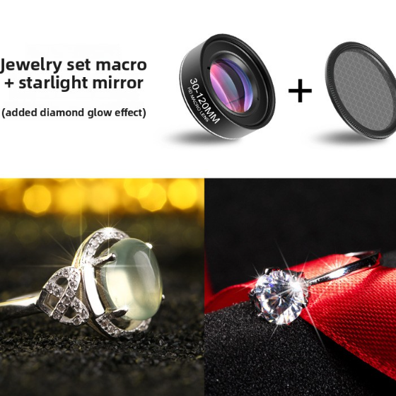 Universal Smartphone Macro Lens 30-120X Magnification