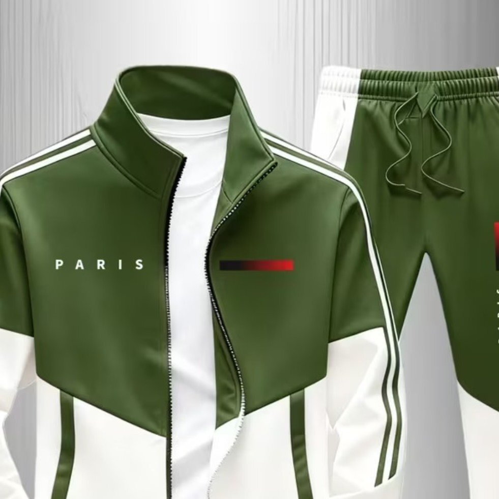 Zippered pants for casual wear, men's style