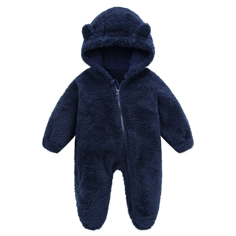 Infant Fleece Romper Winter Wear
