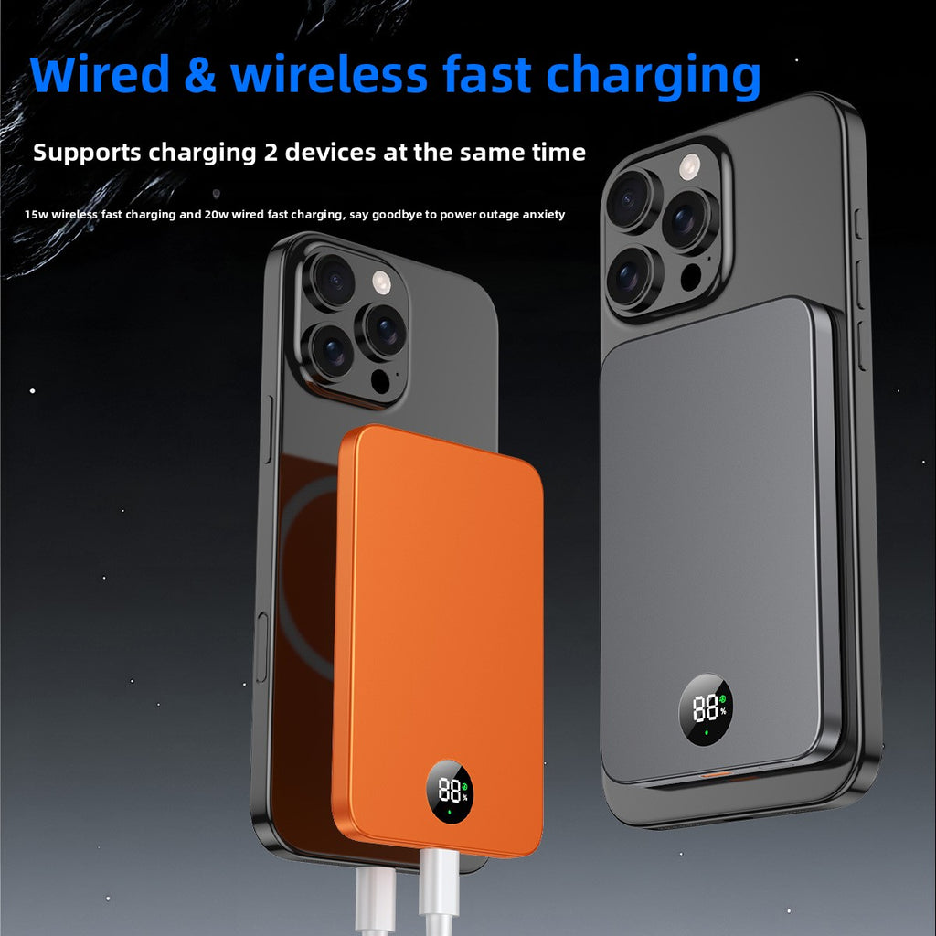 Ultra-Thin Digital Display Magnetic Power Bank