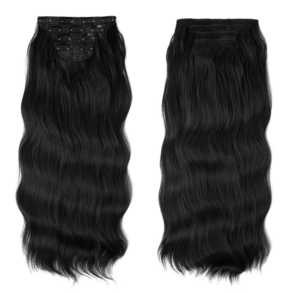 Long curly hair extensions
