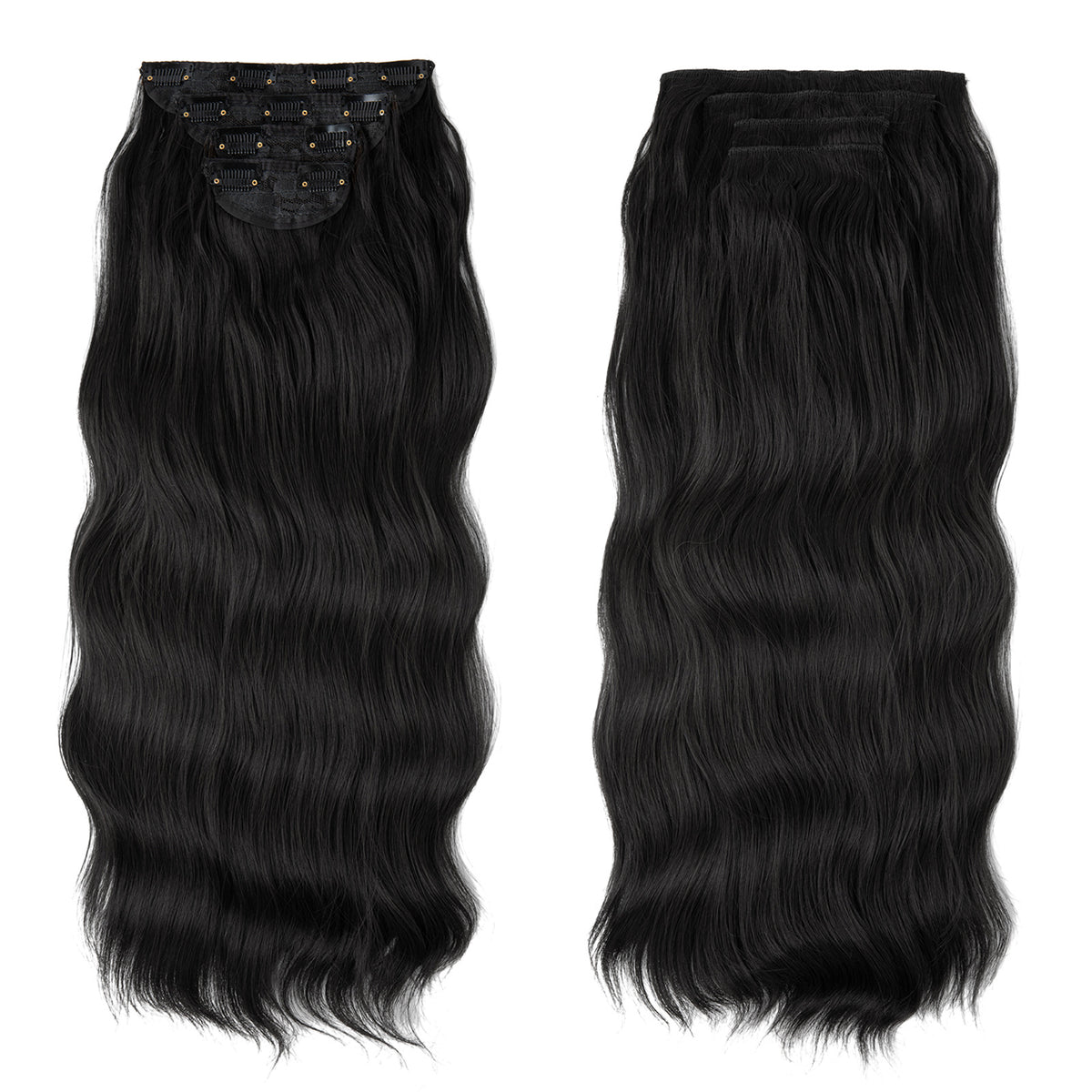 Long curly hair extensions