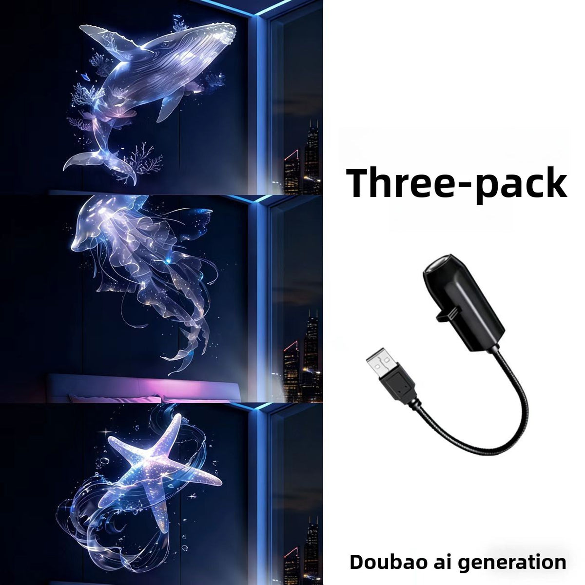 Creative Starry Sky Projection Night Light