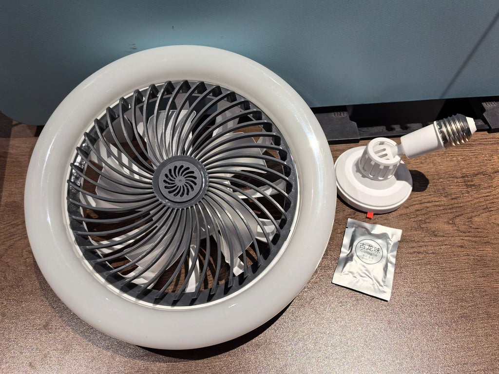 E27 Remote Control Ceiling Fan Lamp with LED Light