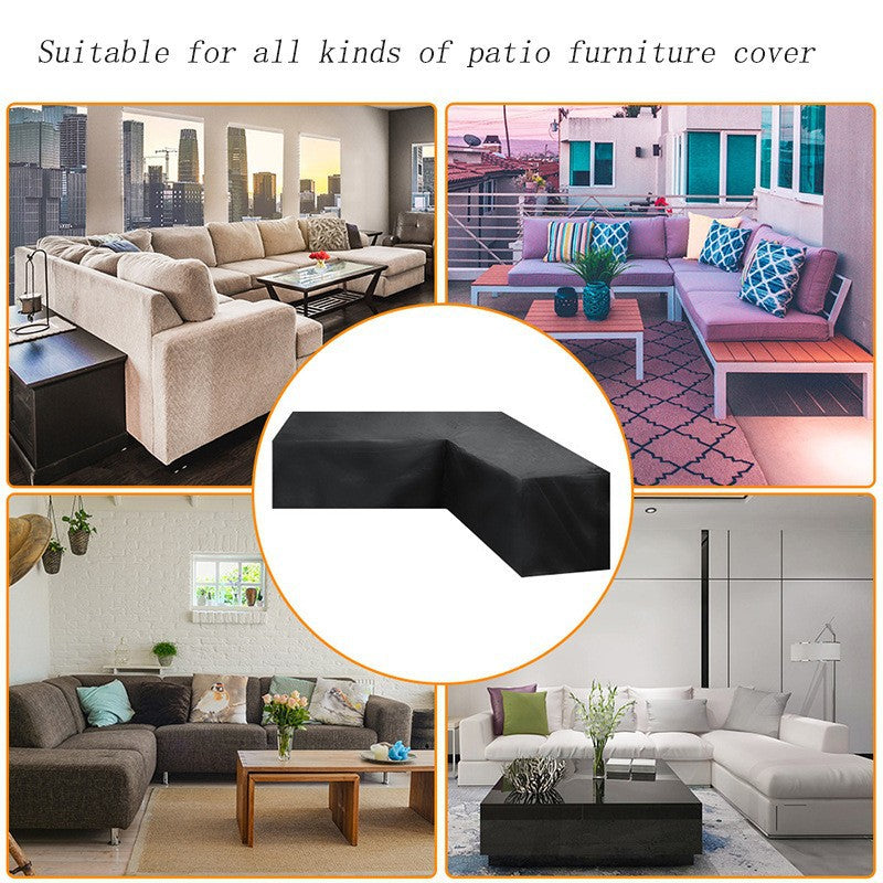 Outdoor V-Shaped Corner Sofa Cover